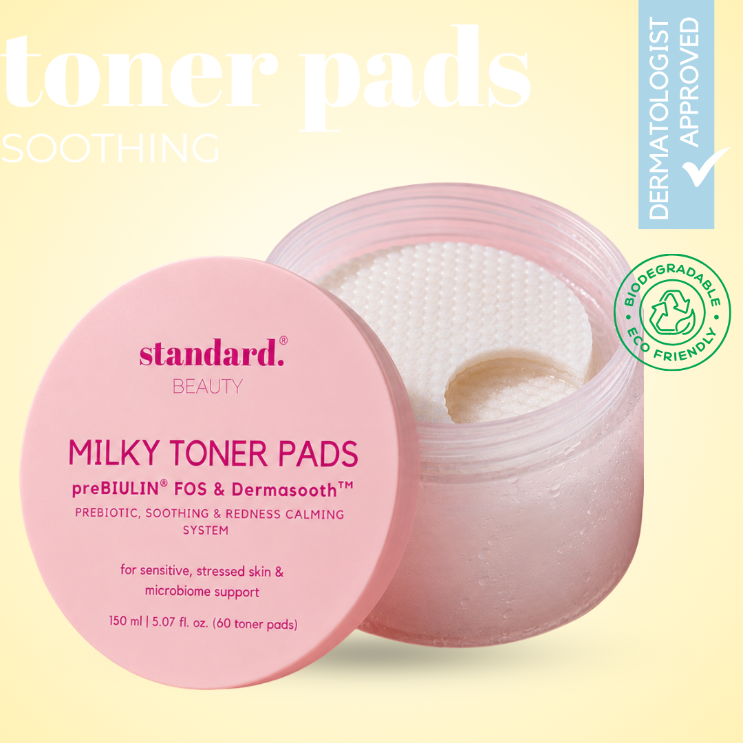 Milky Toner Pads with preBIULIN® FOS &amp; Dermasooth™