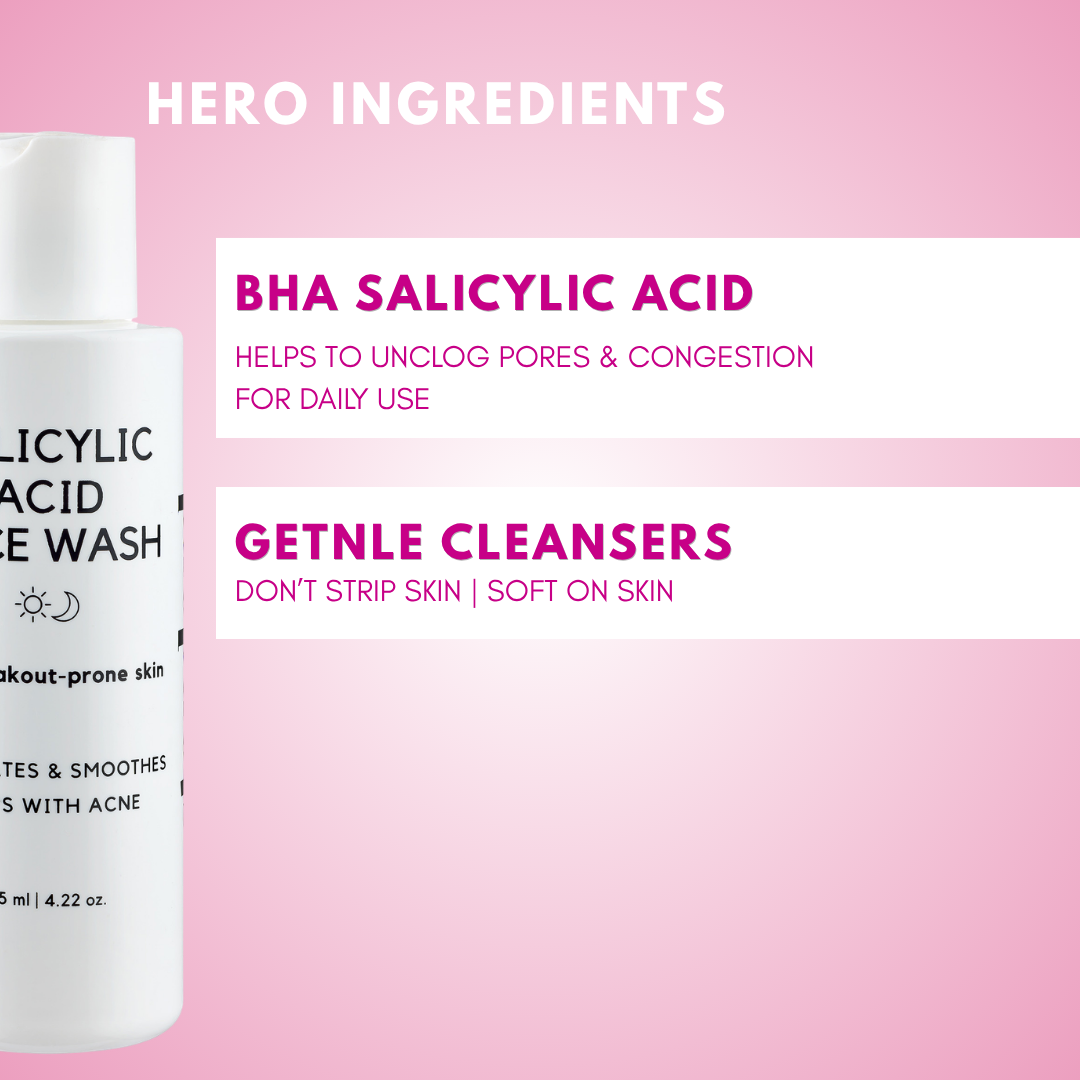 Salicylic Acid Face Wash | Daily Face Wash for Oily Skin &amp; Breakouts