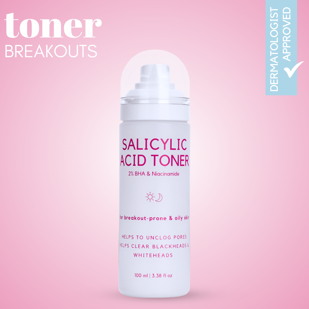 Salicylic Acid BHA 2% Toner for Breakouts &amp; Oily Skin