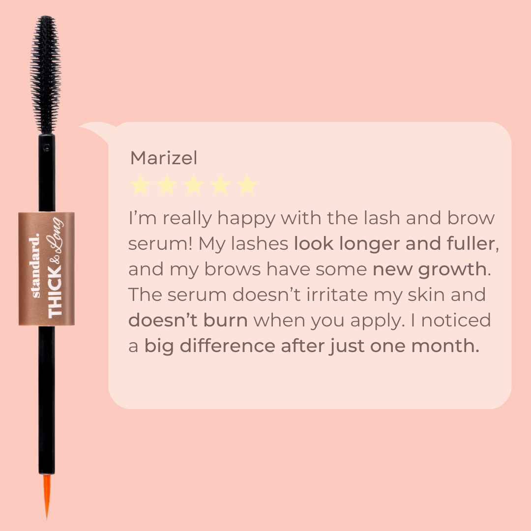 Peptide Thick &amp; Long™ Lash &amp; Brow Growth Serum with Hyaluronic Acid, Castor Oil  &amp; Peptides
