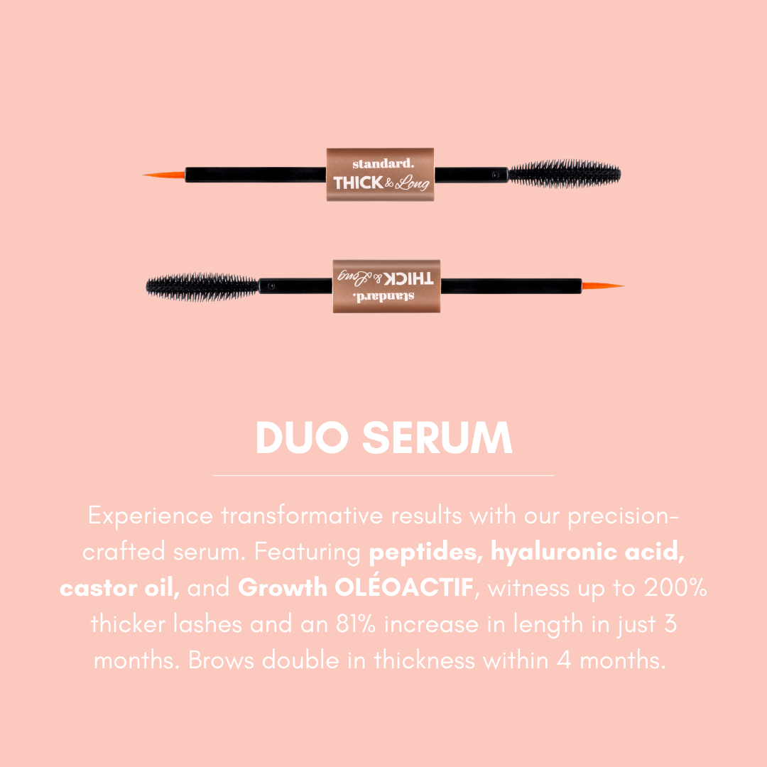 Peptide Thick &amp; Long™ Lash &amp; Brow Growth Serum with Hyaluronic Acid, Castor Oil  &amp; Peptides