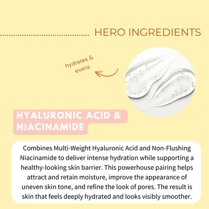 Exfoliating Mushroom Serum with 5% PHA, Tremella Mushroom, Hyaluronic Acid &amp; Niacinamide