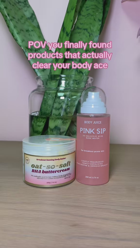 Pink Sip Body Mist with Rose Water &amp; 2% Salicylic Acid