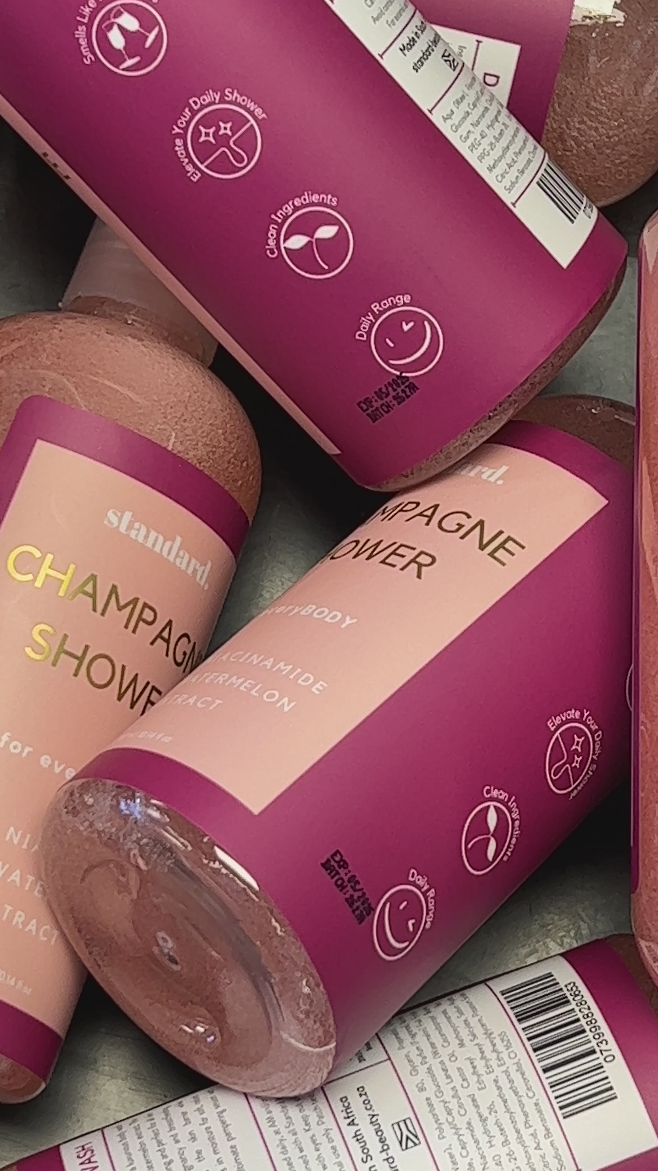 Champagne Shower Body Wash with Niacinamide &amp; Watermelon Extract
