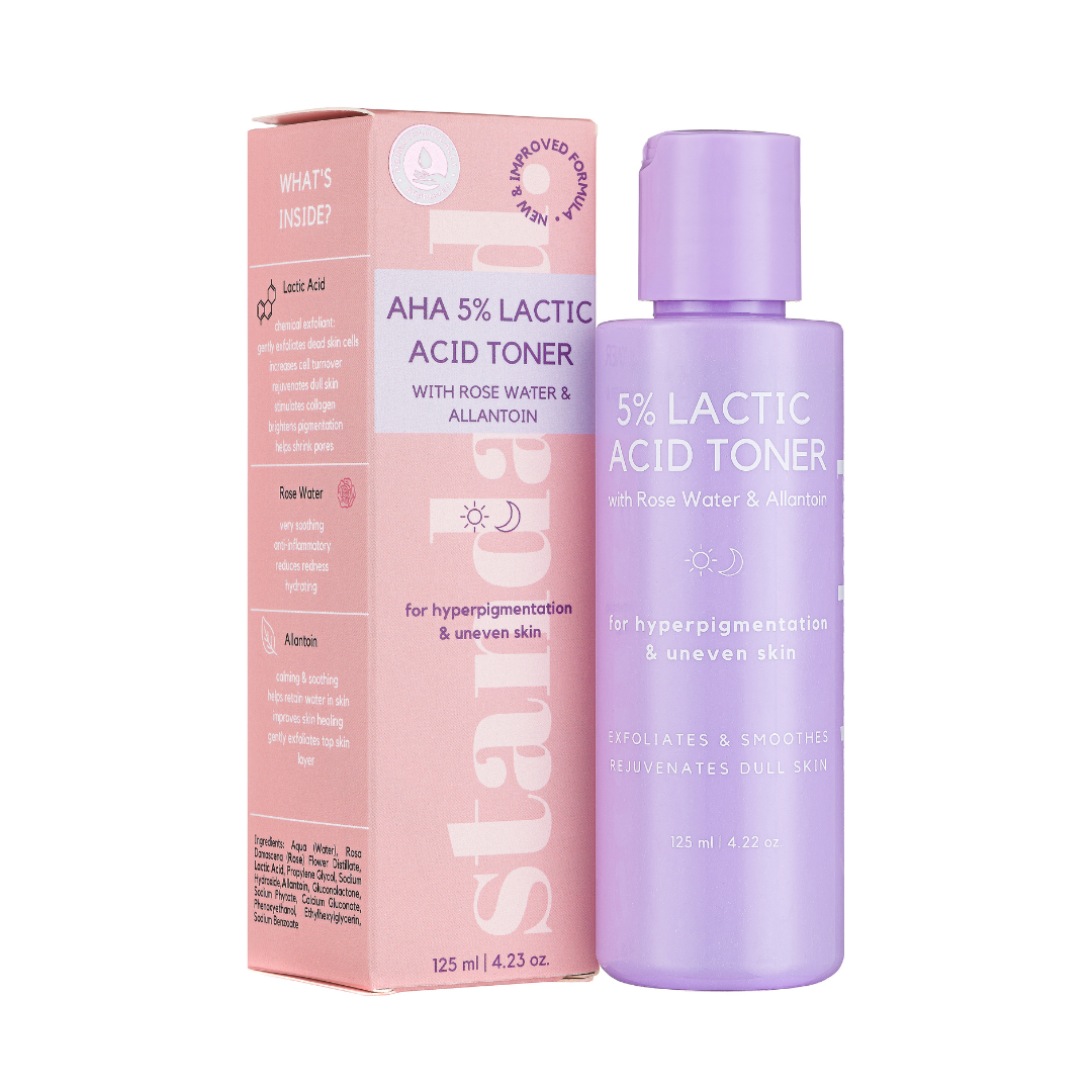 AHA Lactic Acid 5% Toner with Allantoin for Dark Marks
