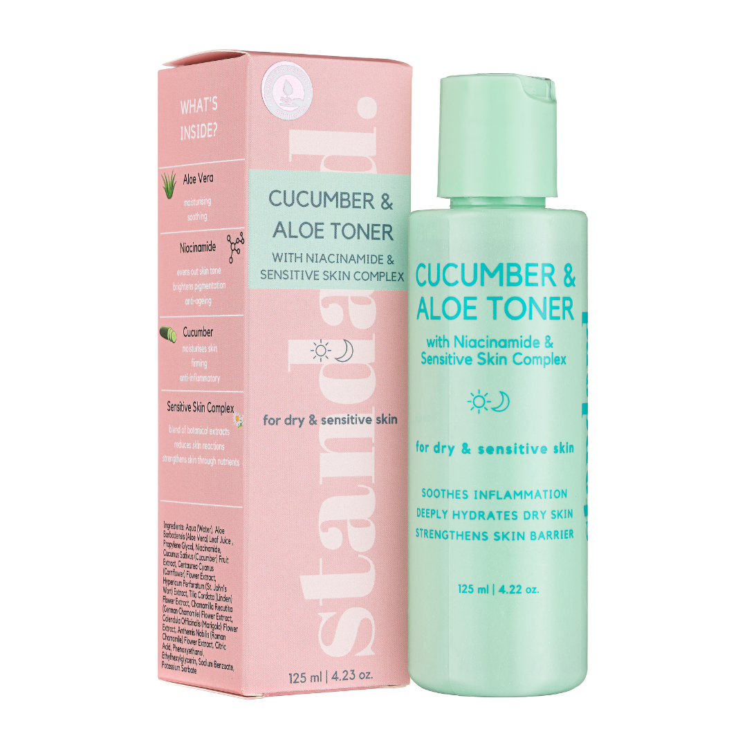 Cucumber &amp; Aloe Toner with Niacinamide for Sensitive &amp; Dry Skin