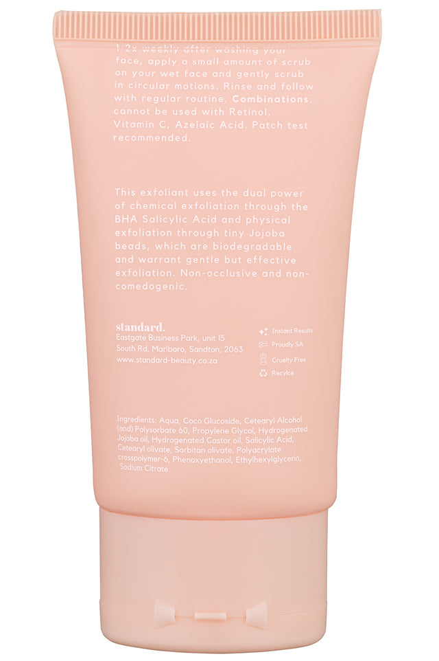 Face Scrub Salicylic Acid Exfoliating Polish with Jojoba Beads