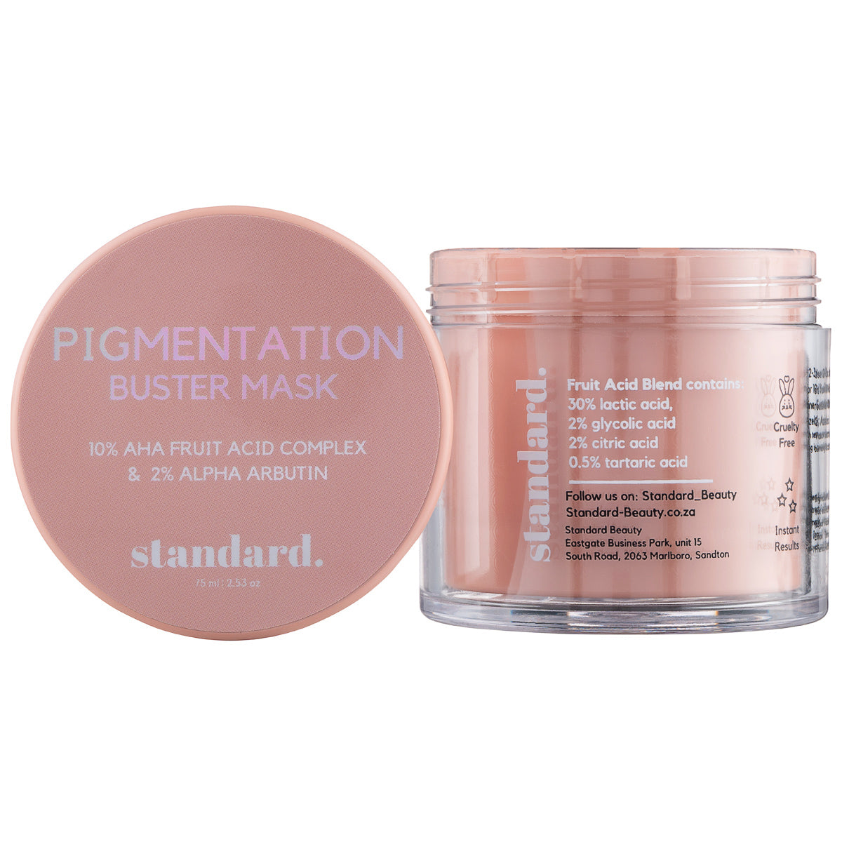 Pigmentation Buster Mask: 10% AHA Fruit Acid &amp; 2% Alpha Arbutin